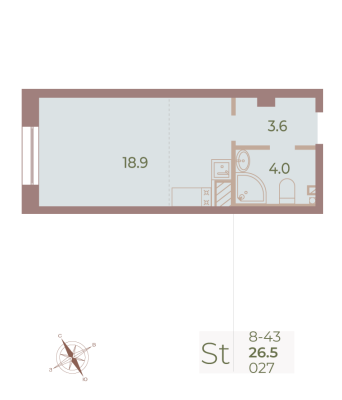 Квартира в ЖК Neva Haus