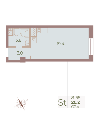 Квартира в ЖК Neva Haus
