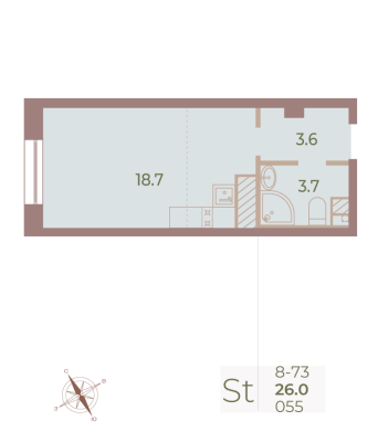 Квартира в ЖК Neva Haus
