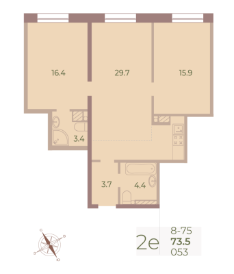 Квартира в ЖК Neva Haus