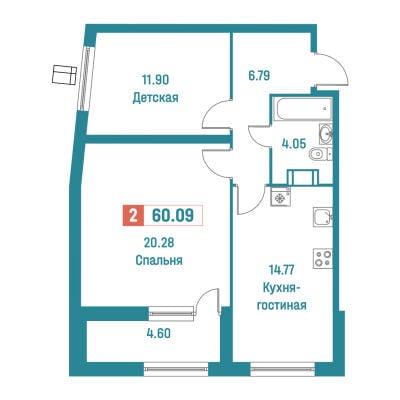 Квартира в ЖК Графика