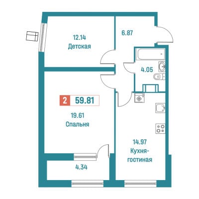 Квартира в ЖК Графика