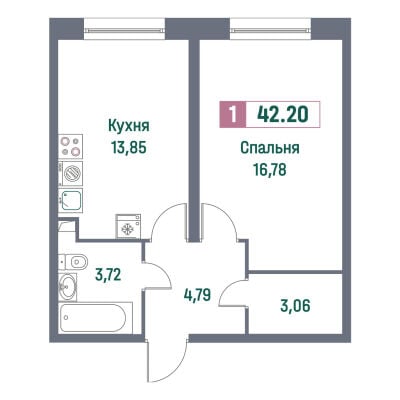 Квартира в ЖК Ленинградская перспектива