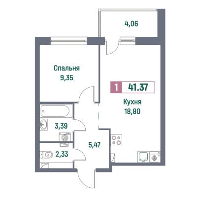 Квартира в ЖК Ленинградская перспектива