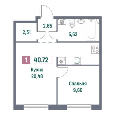 Квартира в ЖК Ленинградская перспектива