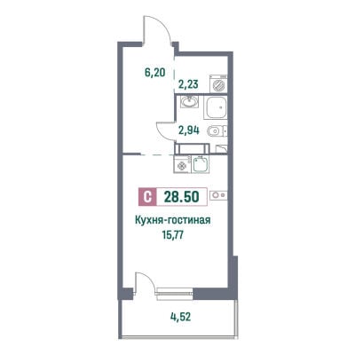 Квартира в ЖК Ленинградская перспектива