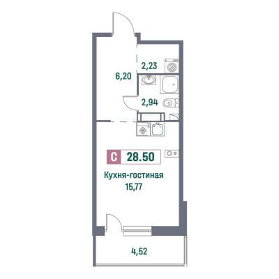 Квартира в ЖК Ленинградская перспектива