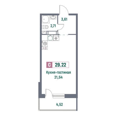 Квартира в ЖК Ленинградская перспектива