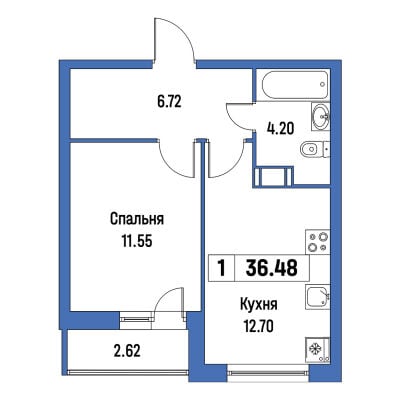 Квартира в ЖК Урбанист