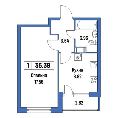Квартира в ЖК Урбанист