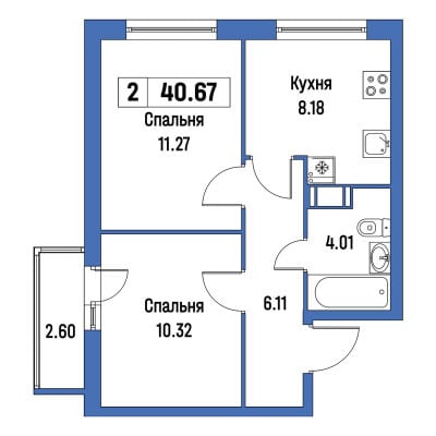 Квартира в ЖК Урбанист