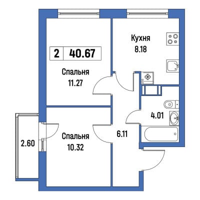 Квартира в ЖК Урбанист