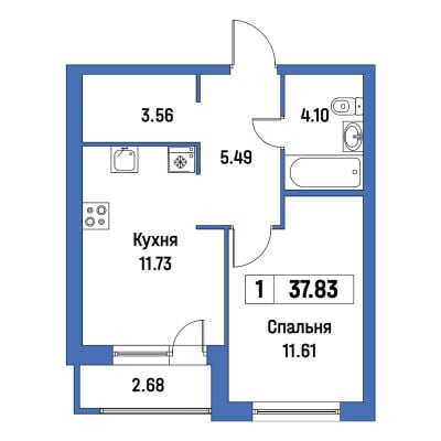 Квартира в ЖК Урбанист