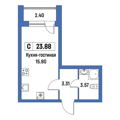 Квартира в ЖК Урбанист