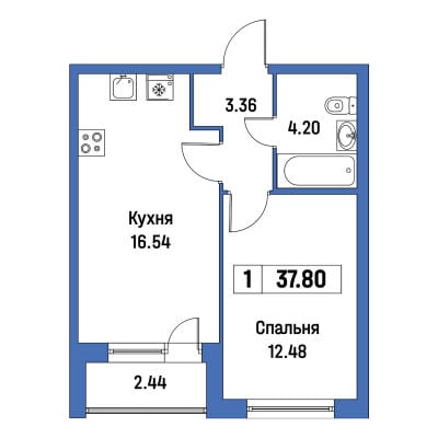 Квартира в ЖК Урбанист