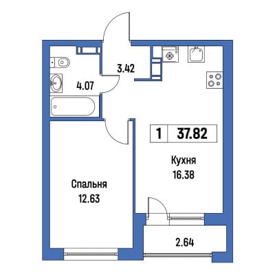 Квартира в ЖК Урбанист