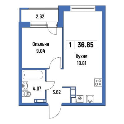 Квартира в ЖК Урбанист