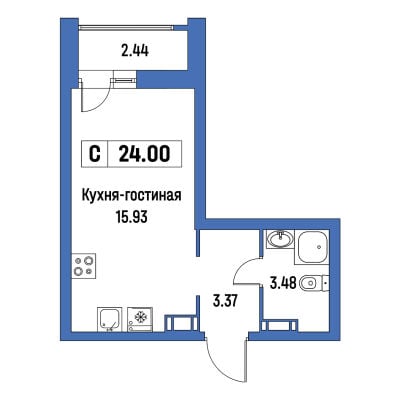 Квартира в ЖК Урбанист