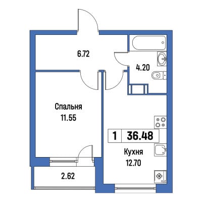 Квартира в ЖК Урбанист