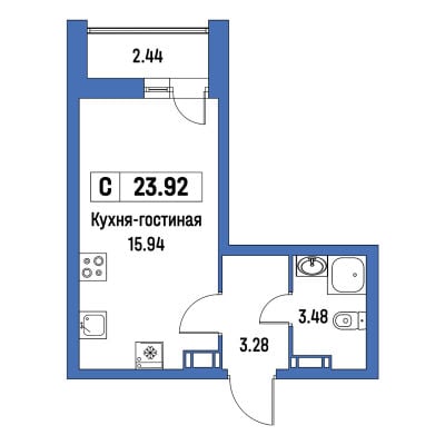 Квартира в ЖК Урбанист