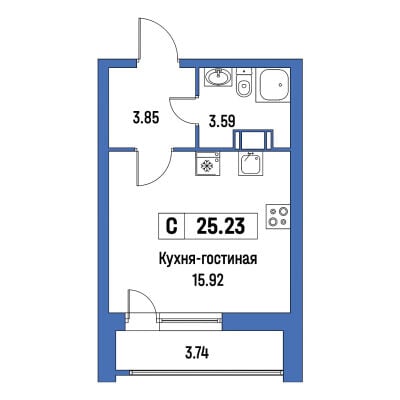 Квартира в ЖК Урбанист