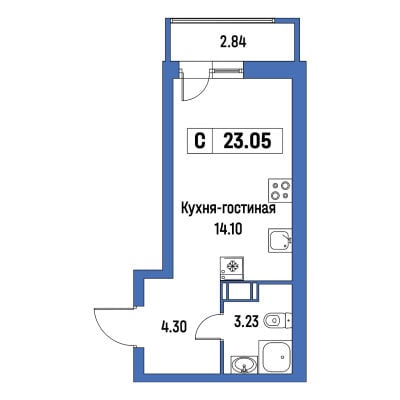Квартира в ЖК Урбанист