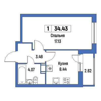 Квартира в ЖК Урбанист