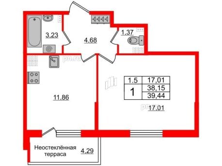 Квартира в ЖК Парадный ансамбль