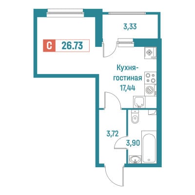 Квартира в ЖК Графика