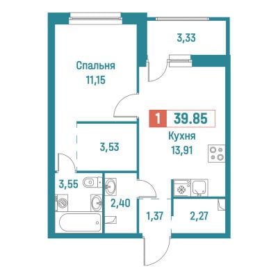 Квартира в ЖК Графика