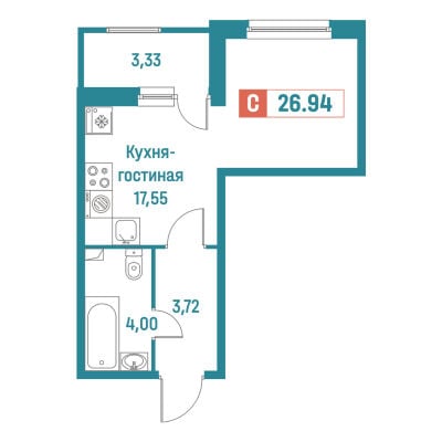 Квартира в ЖК Графика