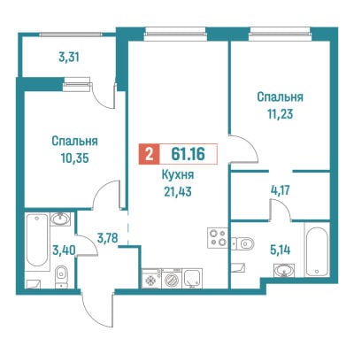 Квартира в ЖК Графика