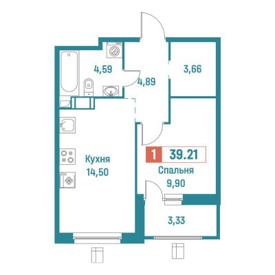 Квартира в ЖК Графика