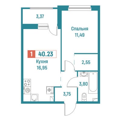 Квартира в ЖК Графика