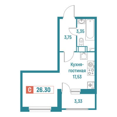Квартира в ЖК Графика