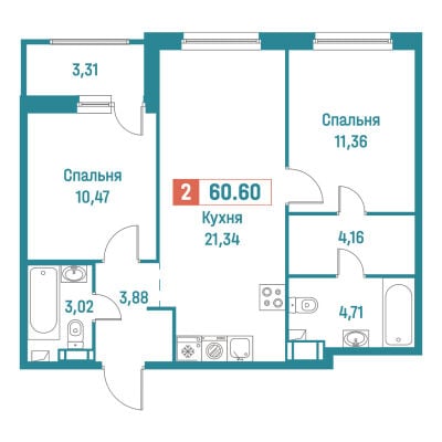 Квартира в ЖК Графика