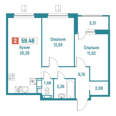 Квартира в ЖК Графика