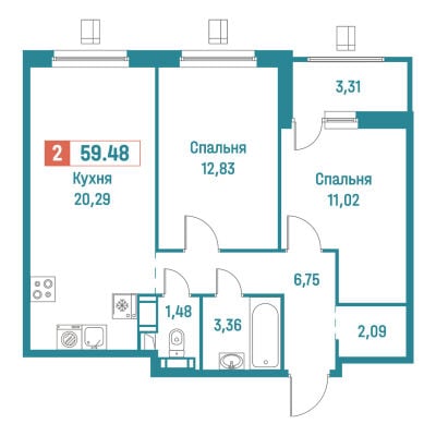 Квартира в ЖК Графика