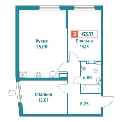 Квартира в ЖК Графика