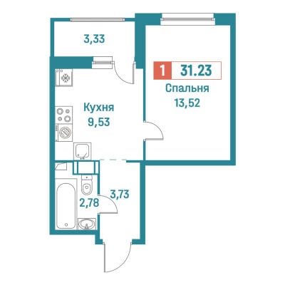 Квартира в ЖК Графика