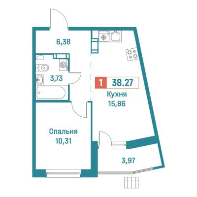 Квартира в ЖК Графика
