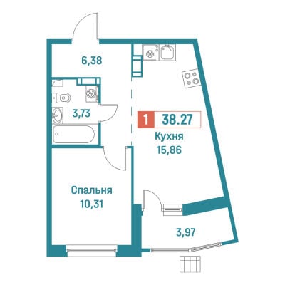 Квартира в ЖК Графика
