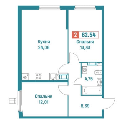 Квартира в ЖК Графика