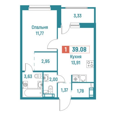 Квартира в ЖК Графика