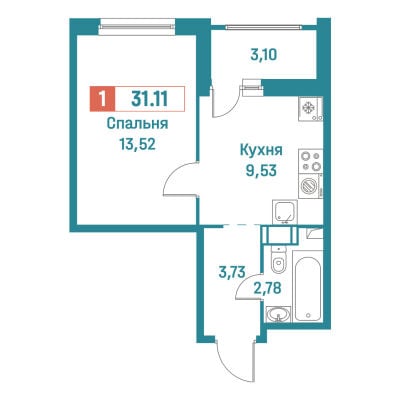 Квартира в ЖК Графика