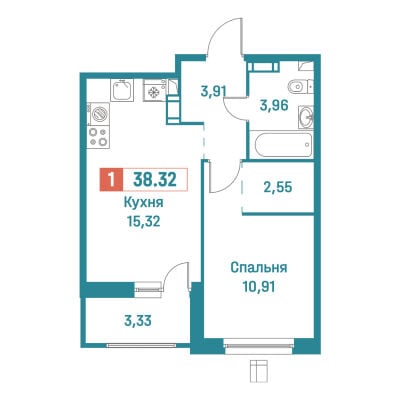 Квартира в ЖК Графика