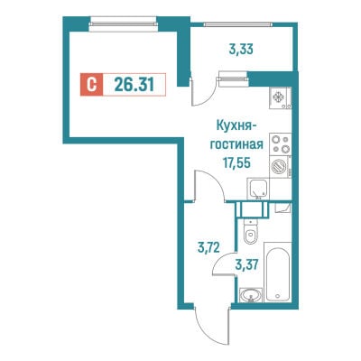 Квартира в ЖК Графика