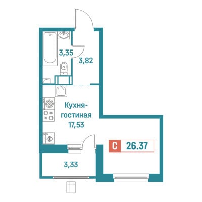 Квартира в ЖК Графика