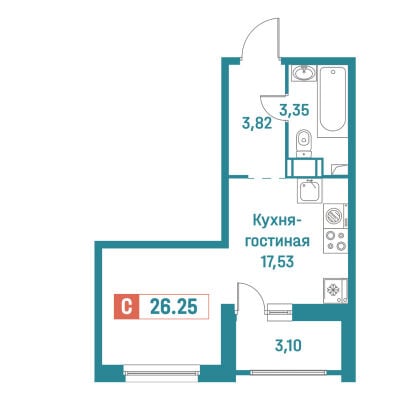 Квартира в ЖК Графика