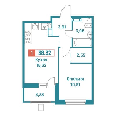 Квартира в ЖК Графика